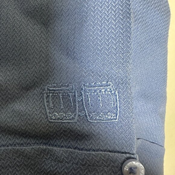 VTG The Havanera Co Shirt Men XXL Blue Embroidered 90s Graphic Indie Classic - Picture 7 of 12